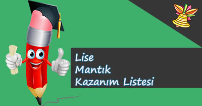 Lise Mantık Kazanım Listesi