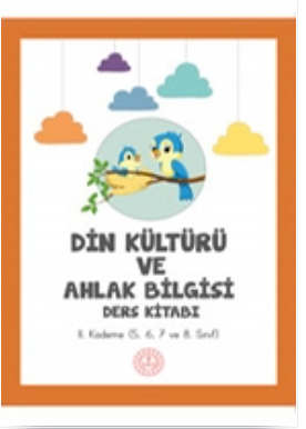 Özel Eğitim Din Kültürü ve Ahlak Bilgisi 2. Kademe Ders kitabı pdf indir