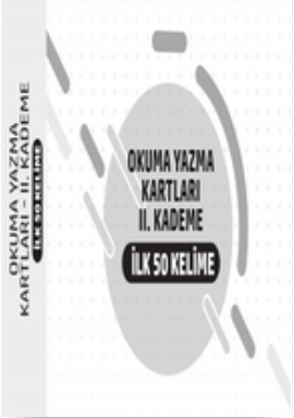 Özel Eğitim İkinci 50 Kelime Okuma Yazma Kartları(2) 2. Kademe pdf indir