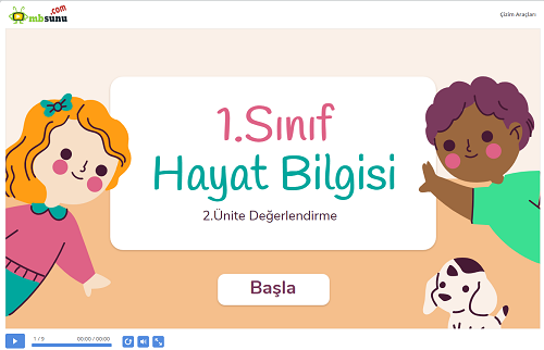 1.Sınıf Hayat Bilgisi 2. Ünite Değerlendirme Sunusu