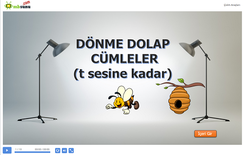 Dönme Dolap Cümleler - T Sesi