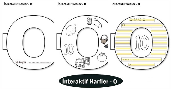 1. Sınıf İlk Okuma O Sesi - Katlı İnteraktif Ses Etkinliği