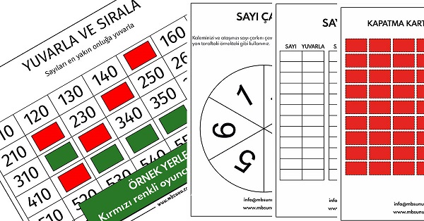 Seviye 3 - Yuvarla ve Sırala - En Yakın onluğa Yuvarlama oyunu