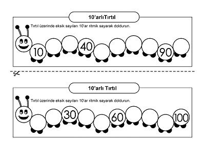 2. Sınıf Matematik - Onarlı Ritmik Sayma Etkinlikleri