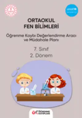 7. Sınıf Fen Bilimleri - Öğrenme Kayıpları Değerlendirme Aracı ve Müdahale Planı (2. Dönem)