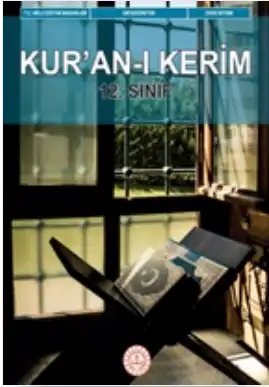 2024-2025 Yılı 12.Sınıf Seçmeli Kuran-Kerim Ders Kitabı (Meb Yayınları)