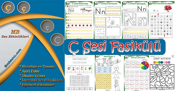 1.Sınıf İlkokuma Ç Sesi Fasikülü