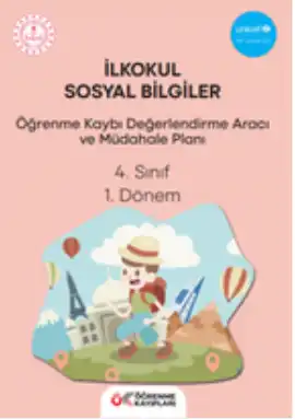 4. Sınıf Sosyal Bilgiler - Öğrenme Kayıpları Değerlendirme Aracı ve Müdahale Planı (1. Dönem)