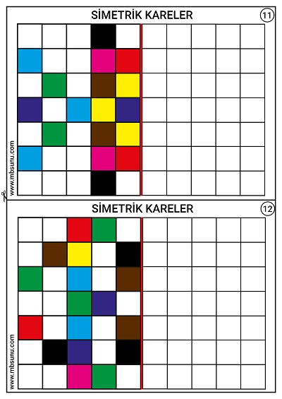 Simetrik Kareler Oyunu