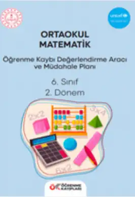 6. Sınıf Matematik - Öğrenme Kayıpları Değerlendirme Aracı ve Müdahale Planı (2. Dönem)