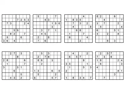 Klasik Sudoku Etkinlikleri (8x8) - Seviye 2