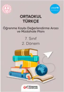 7. Sınıf Türkçe - Öğrenme Kayıpları Değerlendirme Aracı ve Müdahale Planı (2. Dönem)