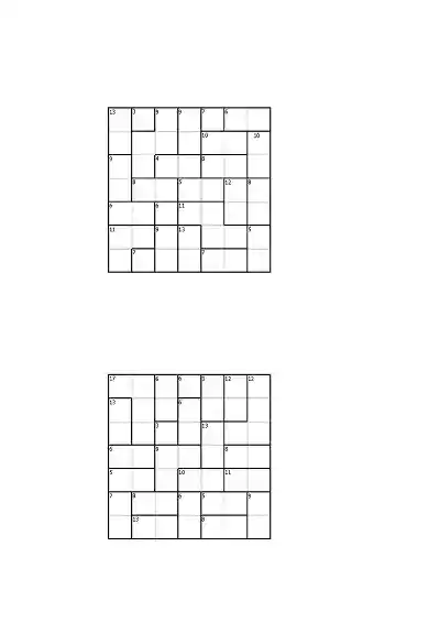 Toplamalı Sumdoku Etkinlikleri (7x7)