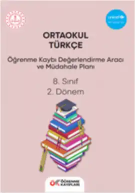 8. Sınıf Türkçe - Öğrenme Kayıpları Değerlendirme Aracı ve Müdahale Planı (2. Dönem)