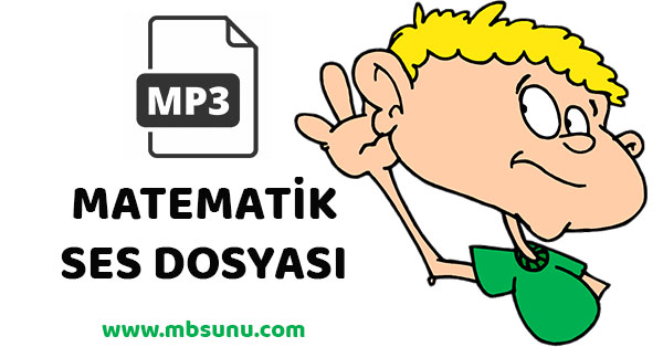 Açık Öğretim Lisesi Matematik 1 Sesli Ders Kitabı mp3
