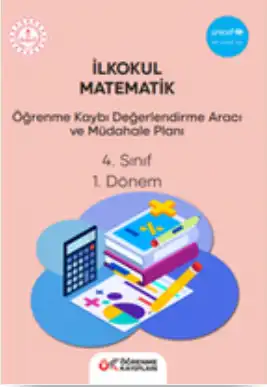 4. Sınıf Matematik - Öğrenme Kayıpları Değerlendirme Aracı ve Müdahale Planı (1. Dönem)