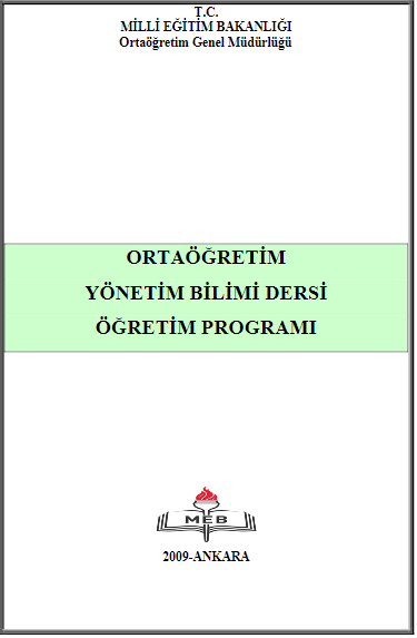 Yönetim Bilimi Dersi Öğretim Programı (Lise)