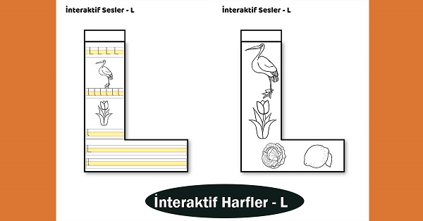 1. Sınıf İlk Okuma L Sesi - Katlı İnteraktif Ses Etkinliği