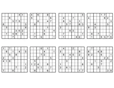 Klasik Sudoku Etkinlikleri (8x8) - Seviye 4