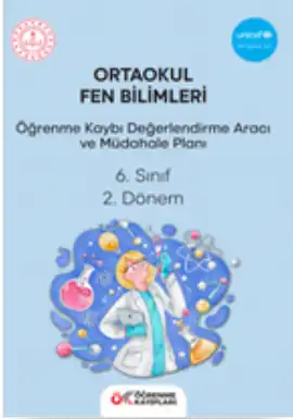6. Sınıf Fen Bilimleri - Öğrenme Kayıpları Değerlendirme Aracı ve Müdahale Planı (2. Dönem)