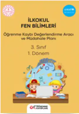3. Sınıf Fen Bilimleri - Öğrenme Kayıpları Değerlendirme Aracı ve Müdahale Planı (1. Dönem)