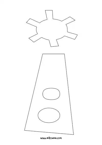 Boyamaya Uygun Png İ Harfi - Model 15