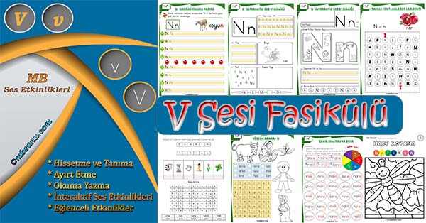 1.Sınıf İlkokuma V Sesi Fasikülü