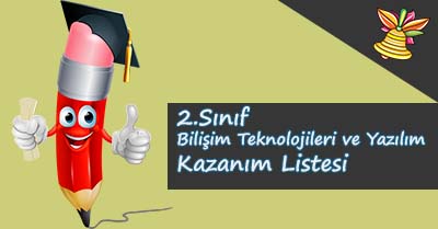 2. Sınıf Bilişim Teknolojileri ve Yazılım Kazanım Listesi