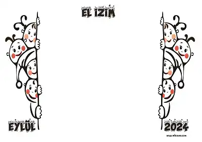 Eylül 2024 - 1.Sınıf İlk Gün Etkinliği - El İzim Şablonu 2