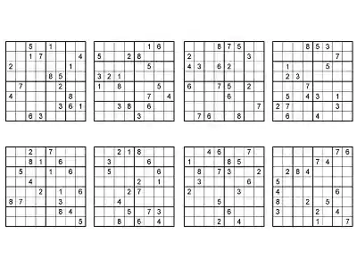 Klasik Sudoku Etkinlikleri (8x8) - Seviye 5