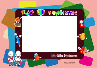 2024 - İlk Gün Hatırası Fotoğraf Çerçevesi (1D)