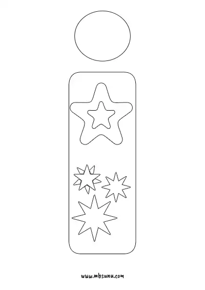 Boyamaya Uygun Png İ Harfi - Model 6