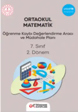 7. Sınıf Matematik - Öğrenme Kayıpları Değerlendirme Aracı ve Müdahale Planı (2. Dönem)