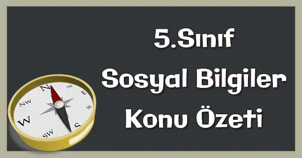 5. Sınıf Sosyal Bilgiler - 5. Ünite (Hayatımızdaki Ekonomi) Konu Özeti (Meb)