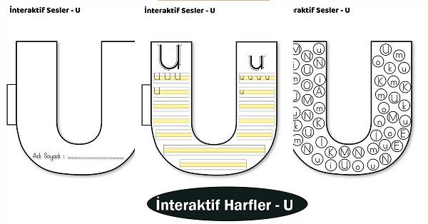 1. Sınıf İlk Okuma U Sesi - Katlı İnteraktif Ses Etkinliği