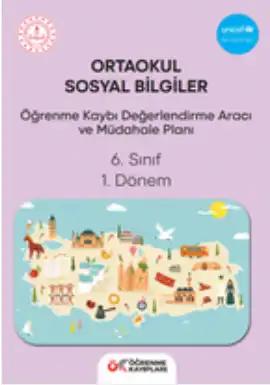 6. Sınıf Sosyal Bilgiler - Öğrenme Kayıpları Değerlendirme Aracı ve Müdahale Planı (1. Dönem)