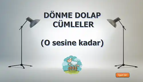 1. Sınıf O Sesi Cümle Yazma - Dönme Dolap Cümleler Oyunu