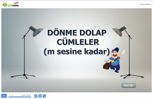 Dönme Dolap Cümleler - M Sesi