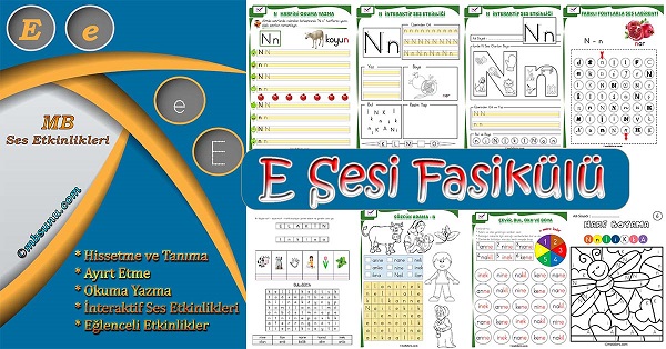 1.Sınıf İlkokuma E Sesi Fasikülü