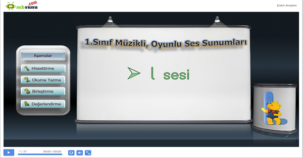 1.Sınıf Müzikli L Sesi Sunumu