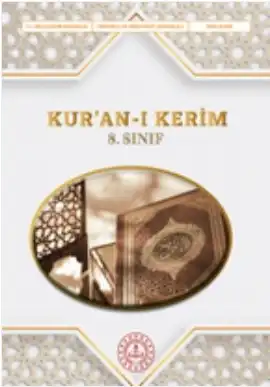 2024-2025 Yılı 8.Sınıf Kuranı Kerim Ders Kitabı (Meb Yayınları)