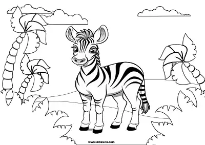 Zebra Boyama