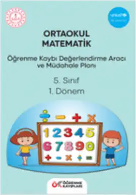 5. Sınıf Matematik - Öğrenme Kayıpları Değerlendirme Aracı ve Müdahale Planı (1. Dönem)