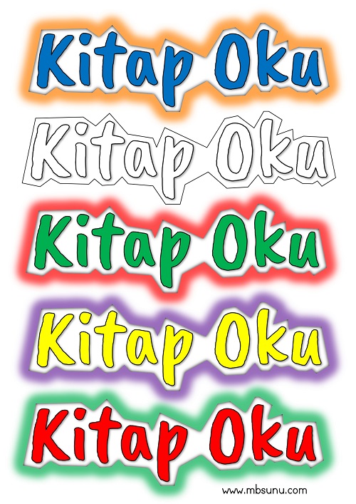 Kitap Oku Sticker