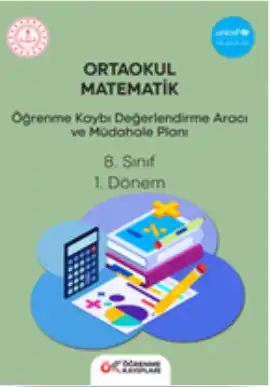 8. Sınıf Matematik - Öğrenme Kayıpları Değerlendirme Aracı ve Müdahale Planı (1. Dönem)