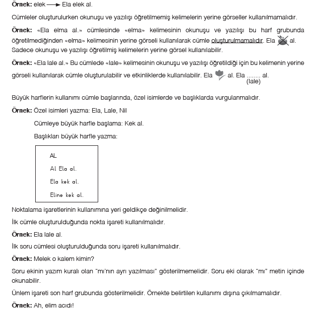 Yeni oluşturulan kelimeler gösterildikten sonra cümle içinde kullanılmalıdır.