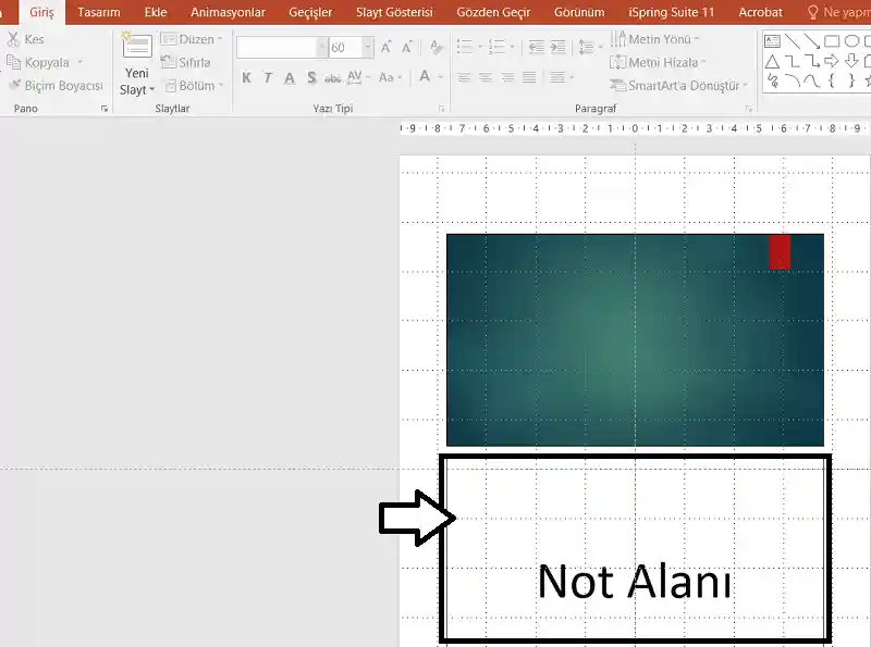 Powerpoint Notlar Sayfası Görünümü