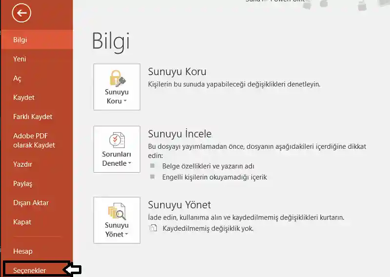 Powerpointte Ofis Arka Planı Değiştirme 1