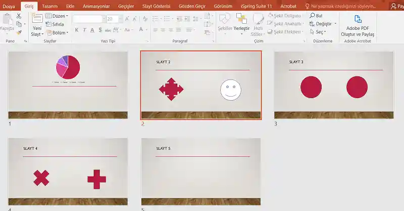 Powerpoint Slayt Sıralayıcısı Görünümü