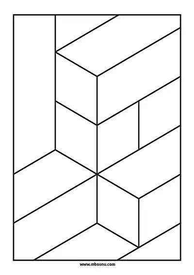 3D Geometrik Boyama 14